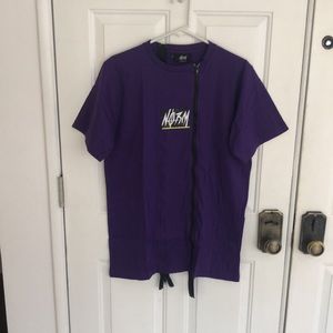 NORM cotton zipper t-shirt